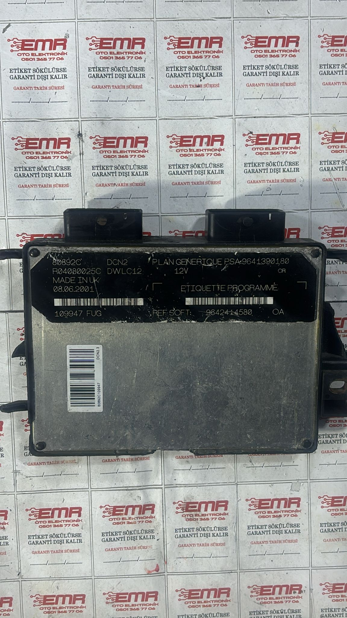 PEUGEOT PARTNER 1.9 MOTOR BEYNİ R04080025C